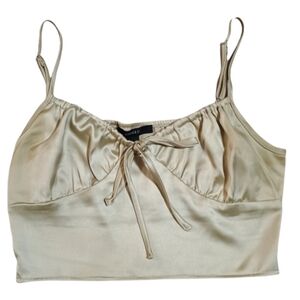 Forever 21 Beige Satin Top